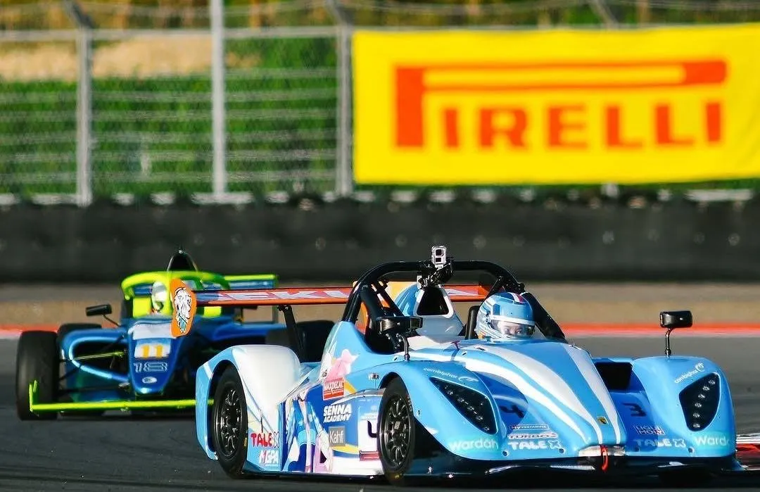 APV80 + VPF100 GT3 livery at speed on track