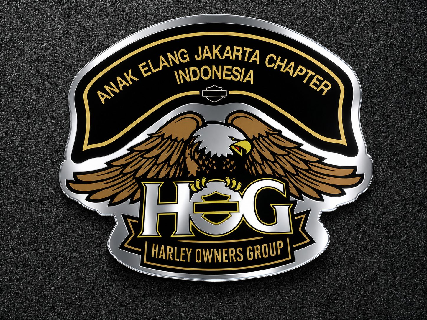 Chapter emblem — SILVER CHROME